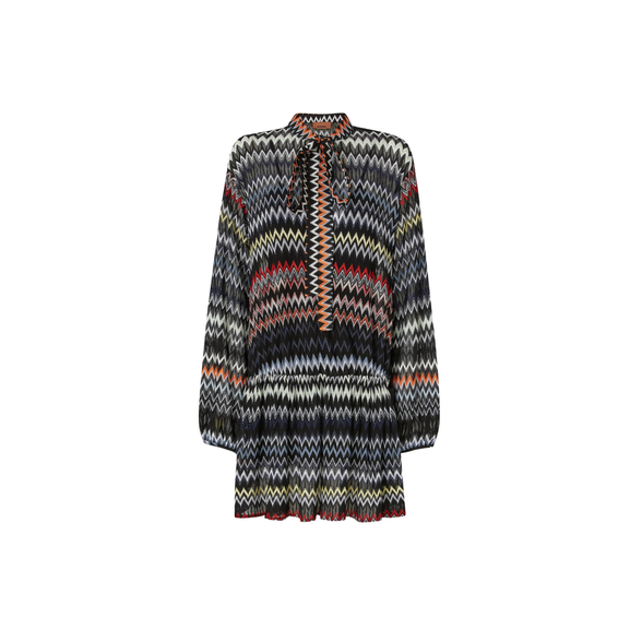 Mini-abito zig zag con fiocco DS26SG09BR0150S91RR MISSONI
