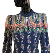 Abito sable' con medaglioni e paisley 116635309200 ETRO