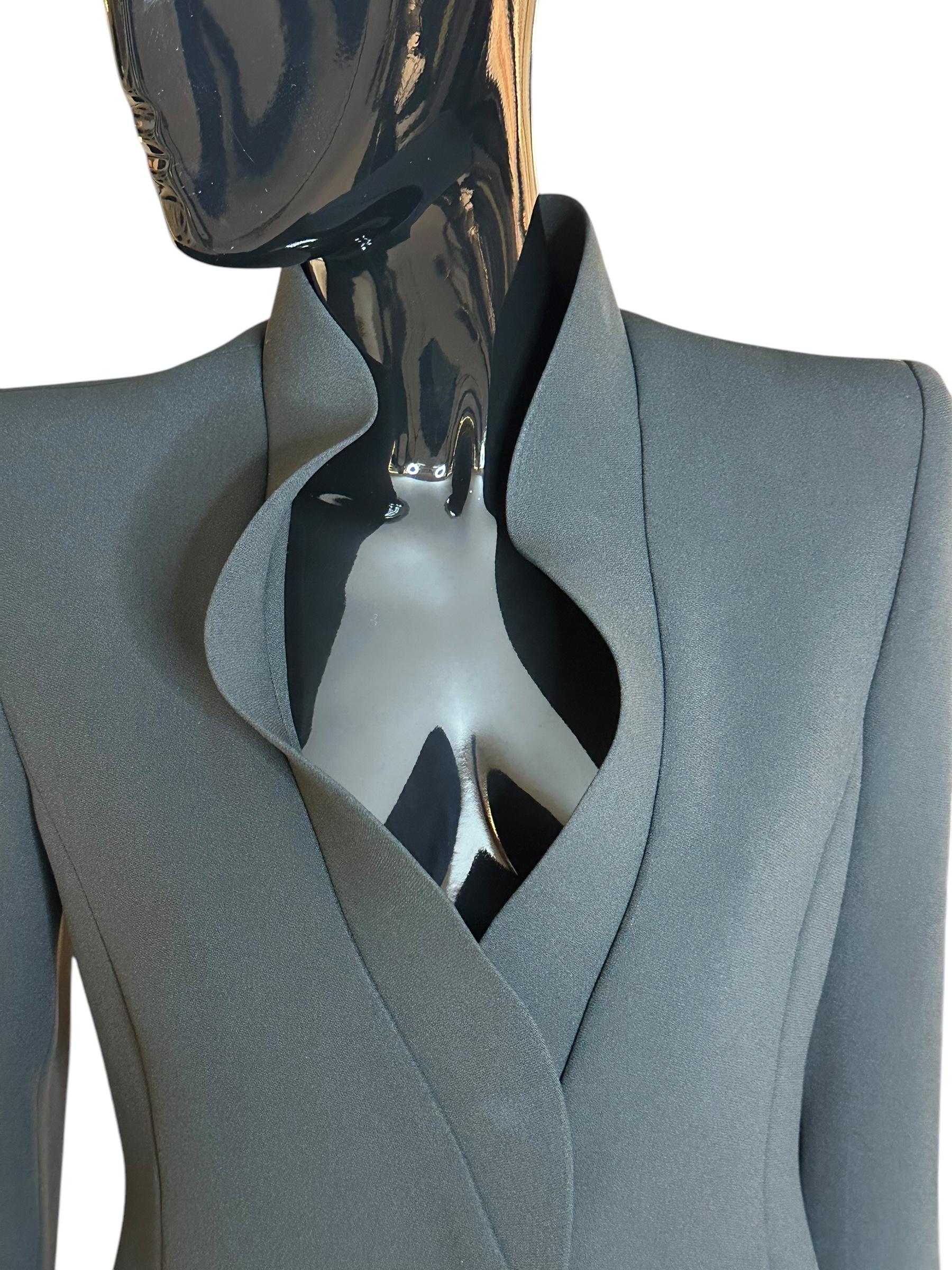 Giacca in cady effetto rouche EW000258TE10418UC001 EMPORIO ARMANI