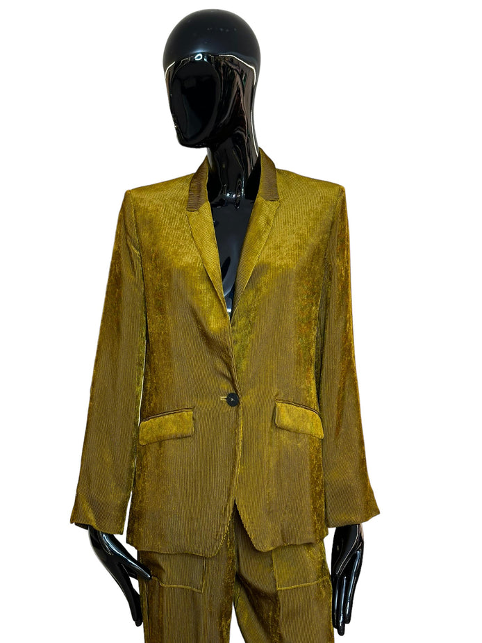 Giacca in velluto fluido a 700 righe 106513068 FORTE FORTE