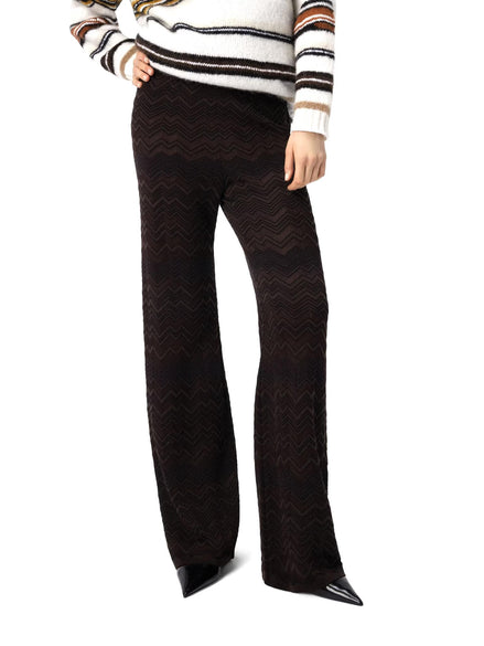 Pantalone in chevron DS25WI0JBK01CPS80E1 MISSONI