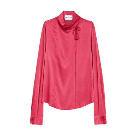 Camicia a kimono in raso di seta 1407603 FORTE FORTE