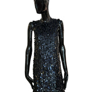 Abito smanicato con paillettes D721864013 PAROSH