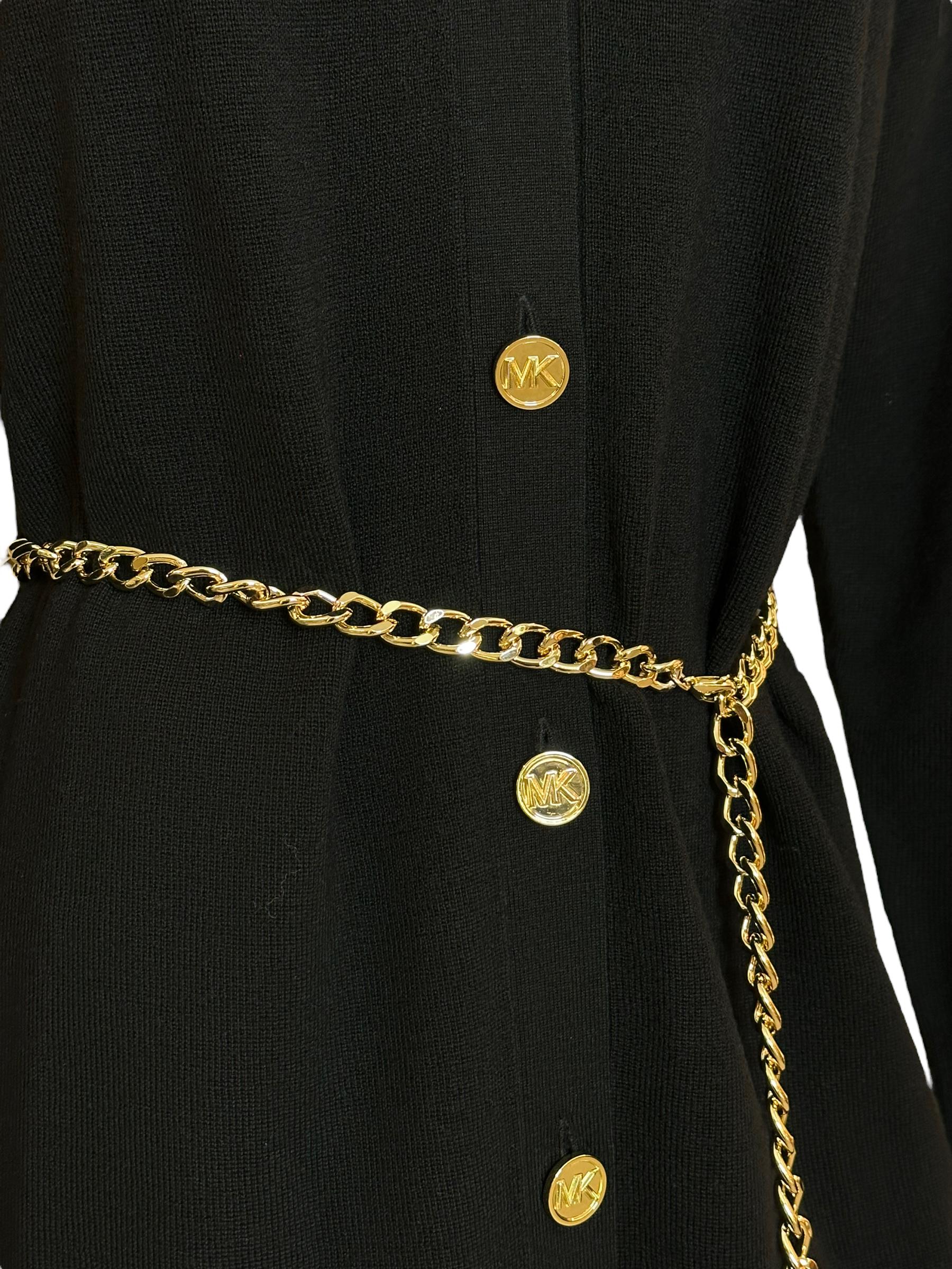 Cardigan in lana merinos MF360O24VR001 MICHAEL KORS