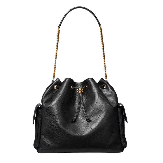 Charlie Quilted Drawstring Shoulder Bag 185831001 TORY BURCH