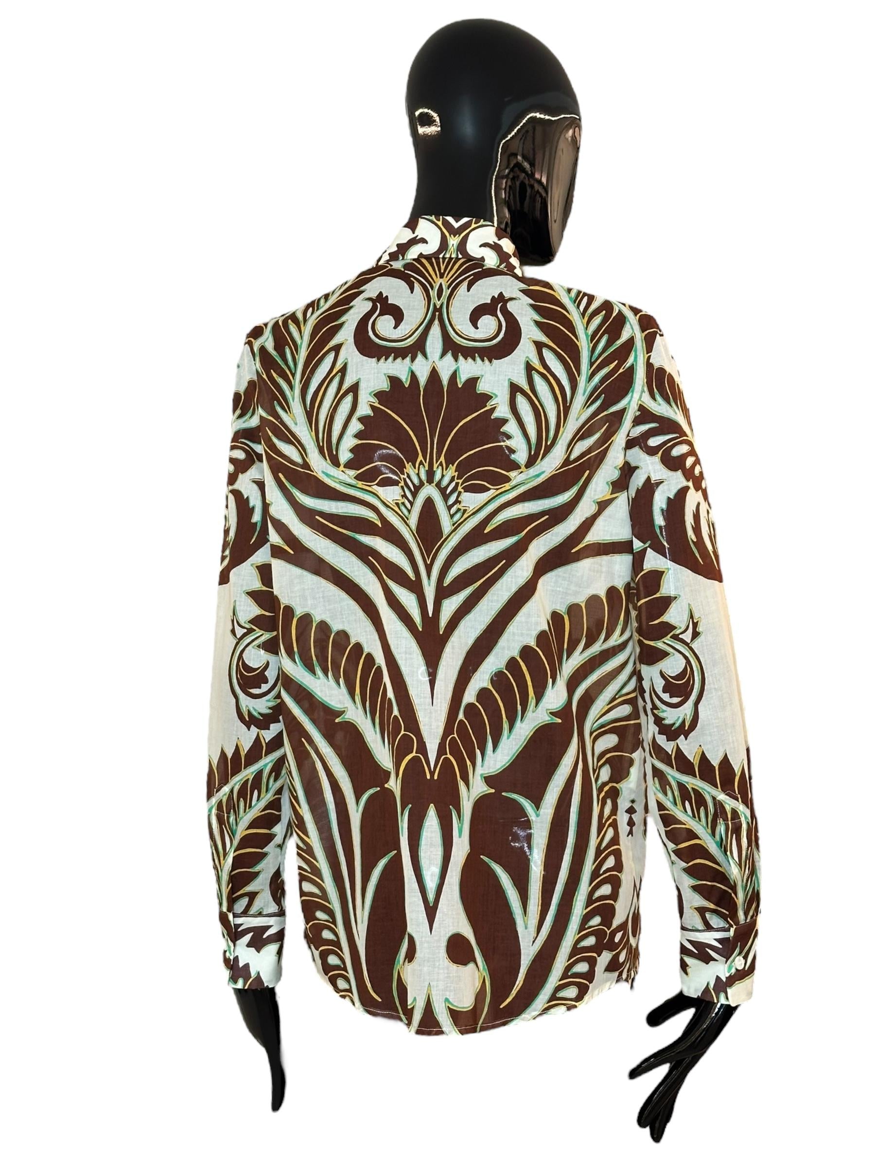 Camicia in seta stampata WRIA001399SA5A1X0820 ETRO