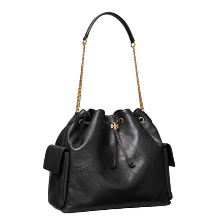 Charlie Quilted Drawstring Shoulder Bag 185831001 TORY BURCH
