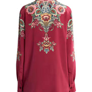 Camicia in seta con stampa piazzata WRIA0013AKA38X0865 ETRO