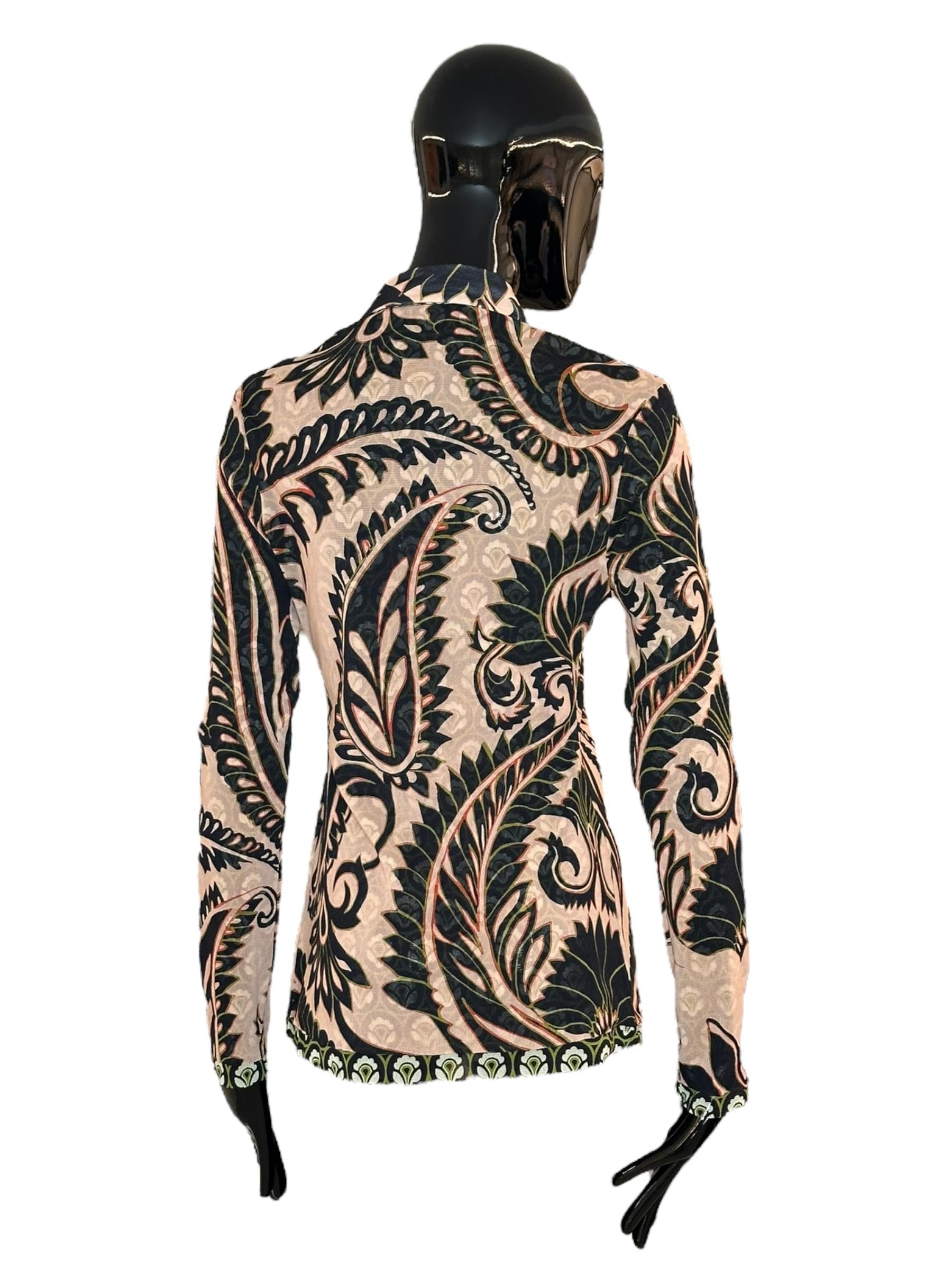 Camicia in tulle stampato WRIA002799IAS16X0870 ETRO