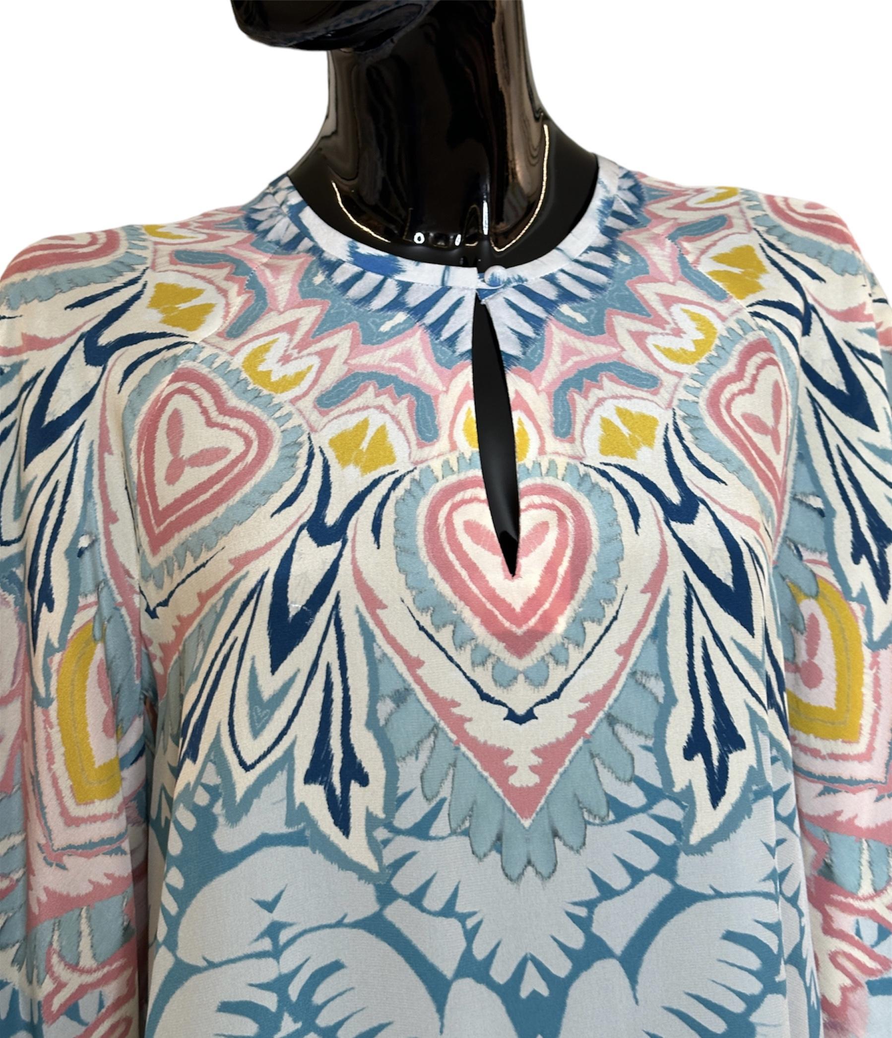 Top in seta stampato 124494504260 ETRO