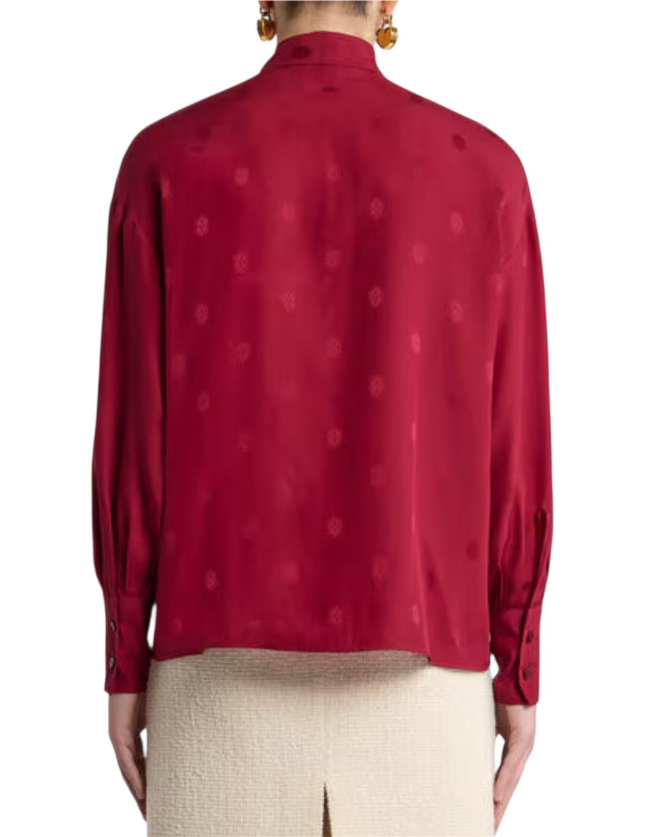 Blusa in seta Jacquard WRIA007799TU1L3R0108 ETRO