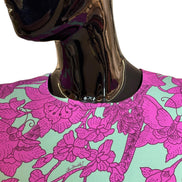 Long Sleeve Swing Dress DRE0184VIS001LIL01-PU01 LA DOUBLE J