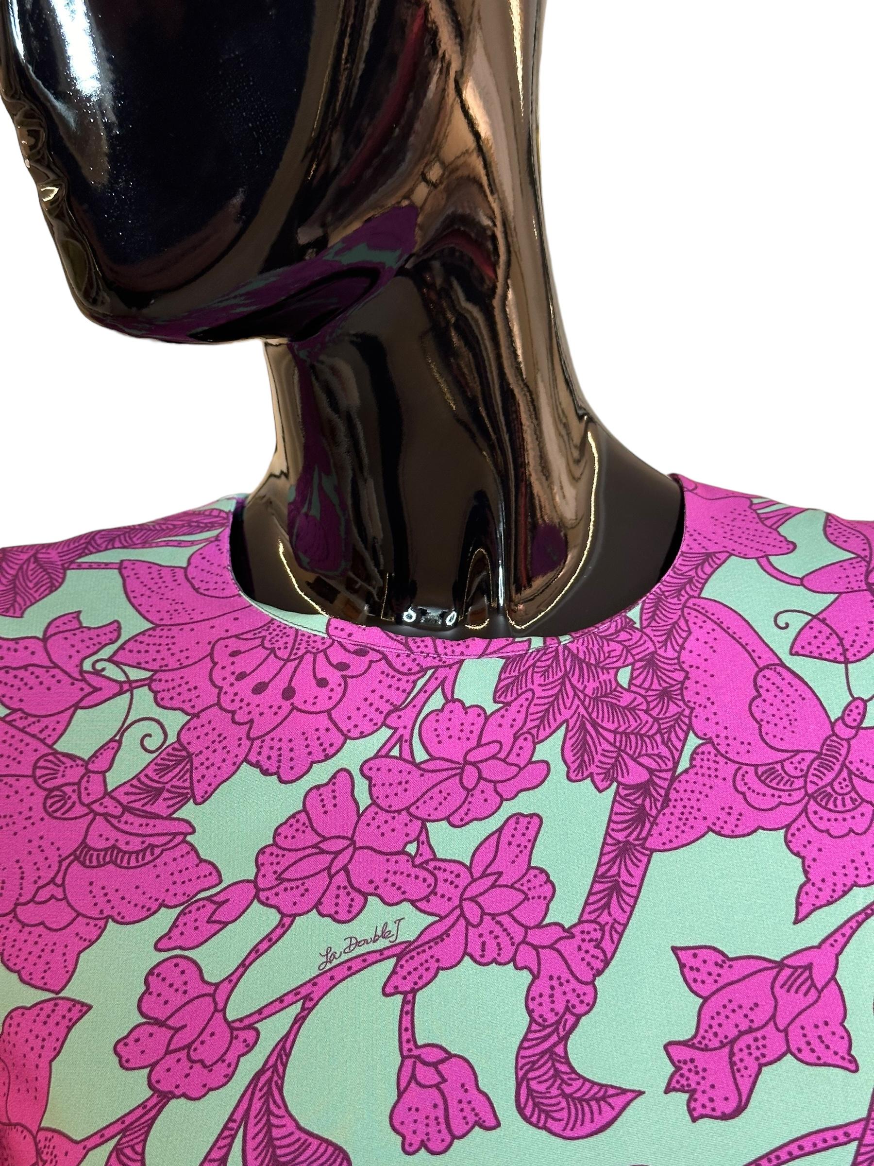 Long Sleeve Swing Dress DRE0184VIS001LIL01-PU01 LA DOUBLE J