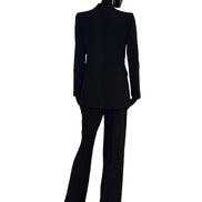 Pantalone ampio in enver satin A031166180555 ALBERTA FERRETTI