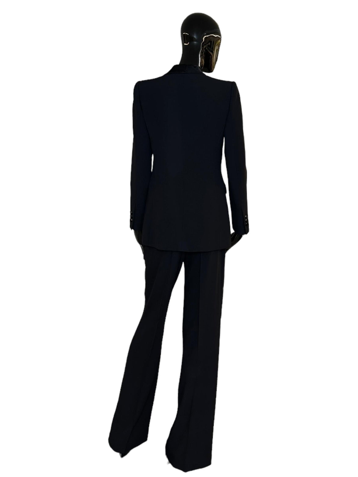 Pantalone ampio in enver satin A031166180555 ALBERTA FERRETTI