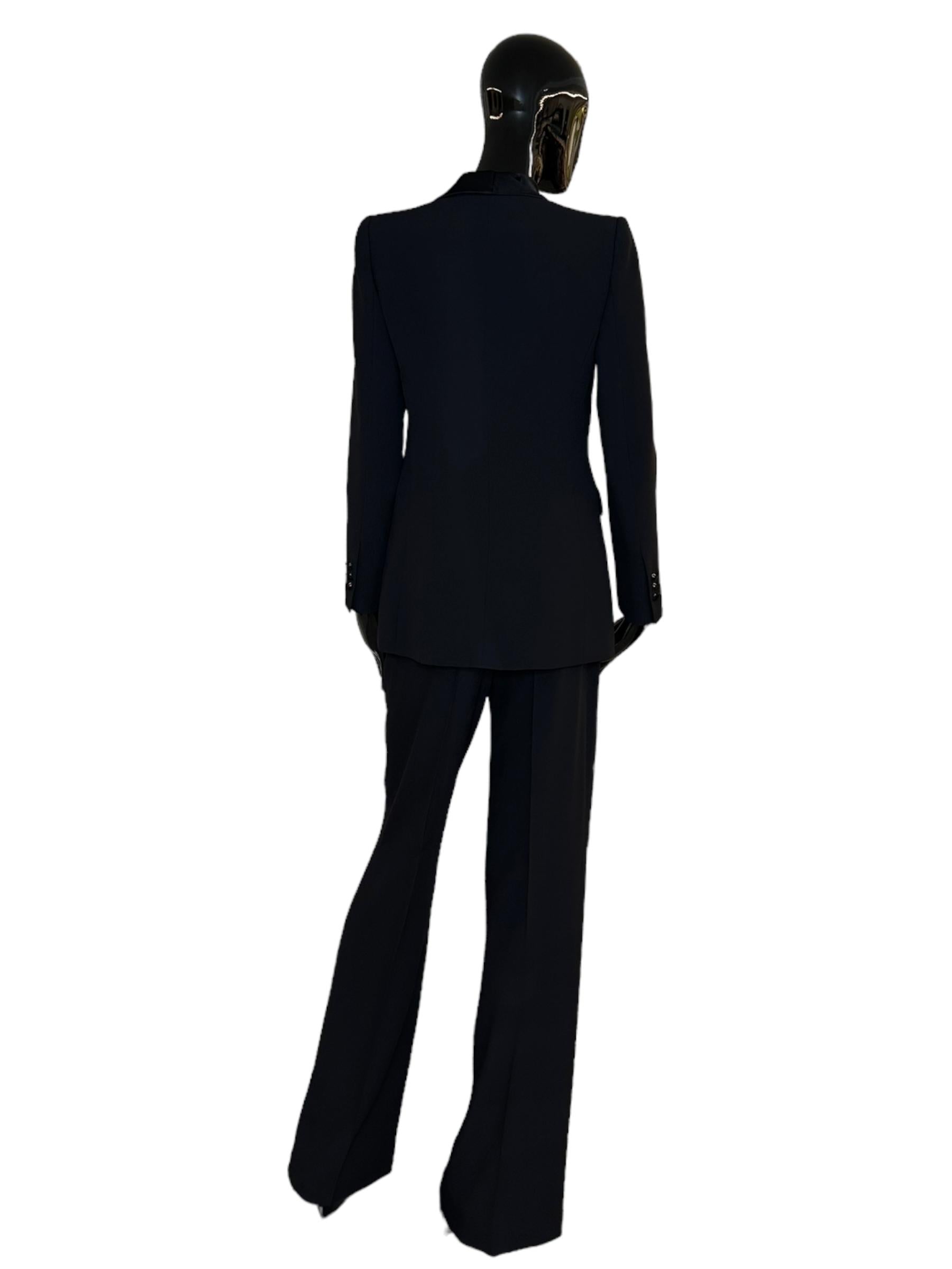 Pantalone ampio in enver satin A031166180555 ALBERTA FERRETTI