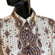 Camicia in twill di seta stampata 117205220990 ETRO