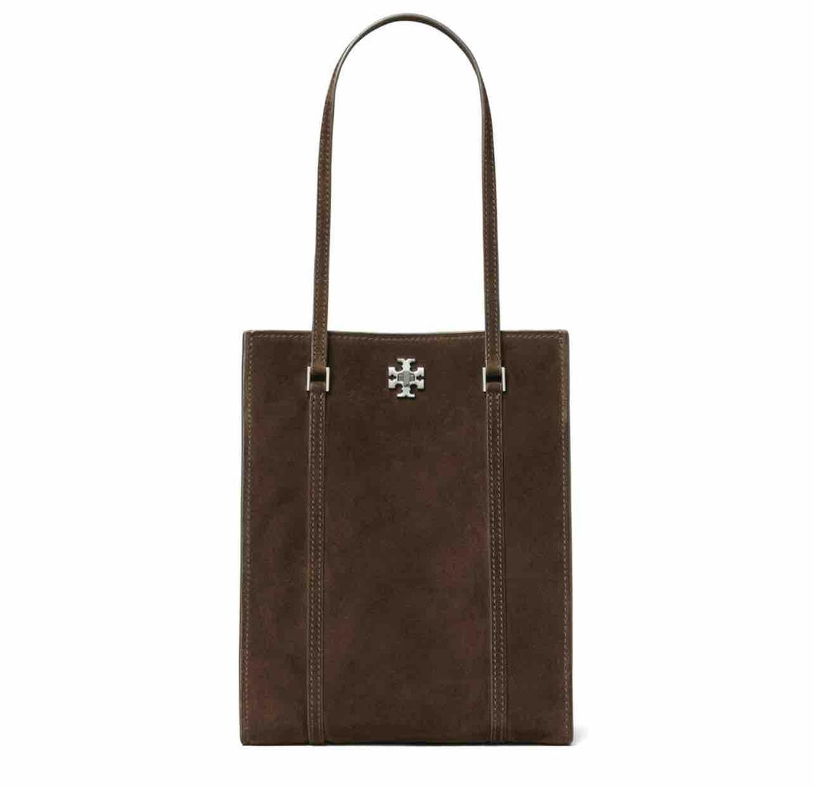 Turnlock Suede Small Tote 169180200 TORY BURCH