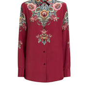 Camicia in seta con stampa piazzata WRIA0013AKA38X0865 ETRO
