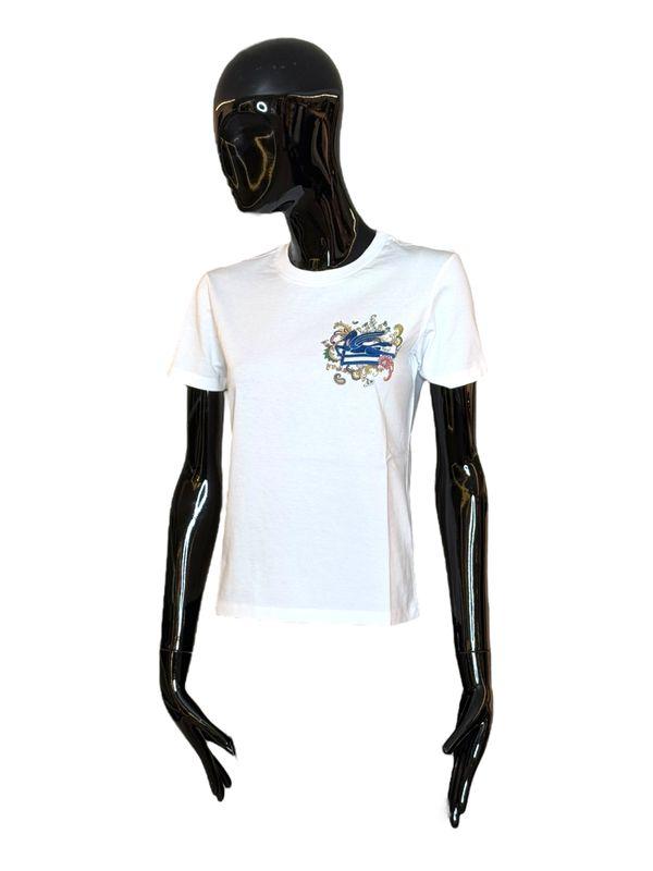 Tshirt pegaso con monogram ricamati WRMA0006AK788W0111 ETRO