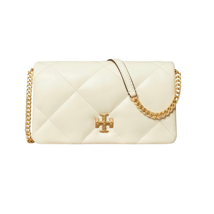 Kira Diamond Quilt Chain Wallet 158624101 TORY BURCH