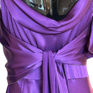 Abito in satin V040266190270 ALBERTA FERRETTI