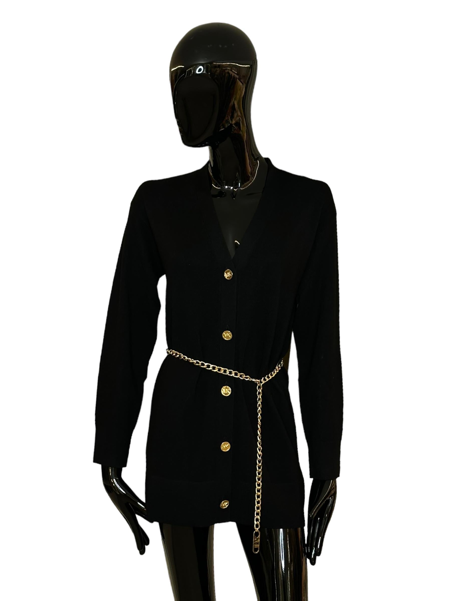 Cardigan in lana merinos MF360O24VR001 MICHAEL KORS