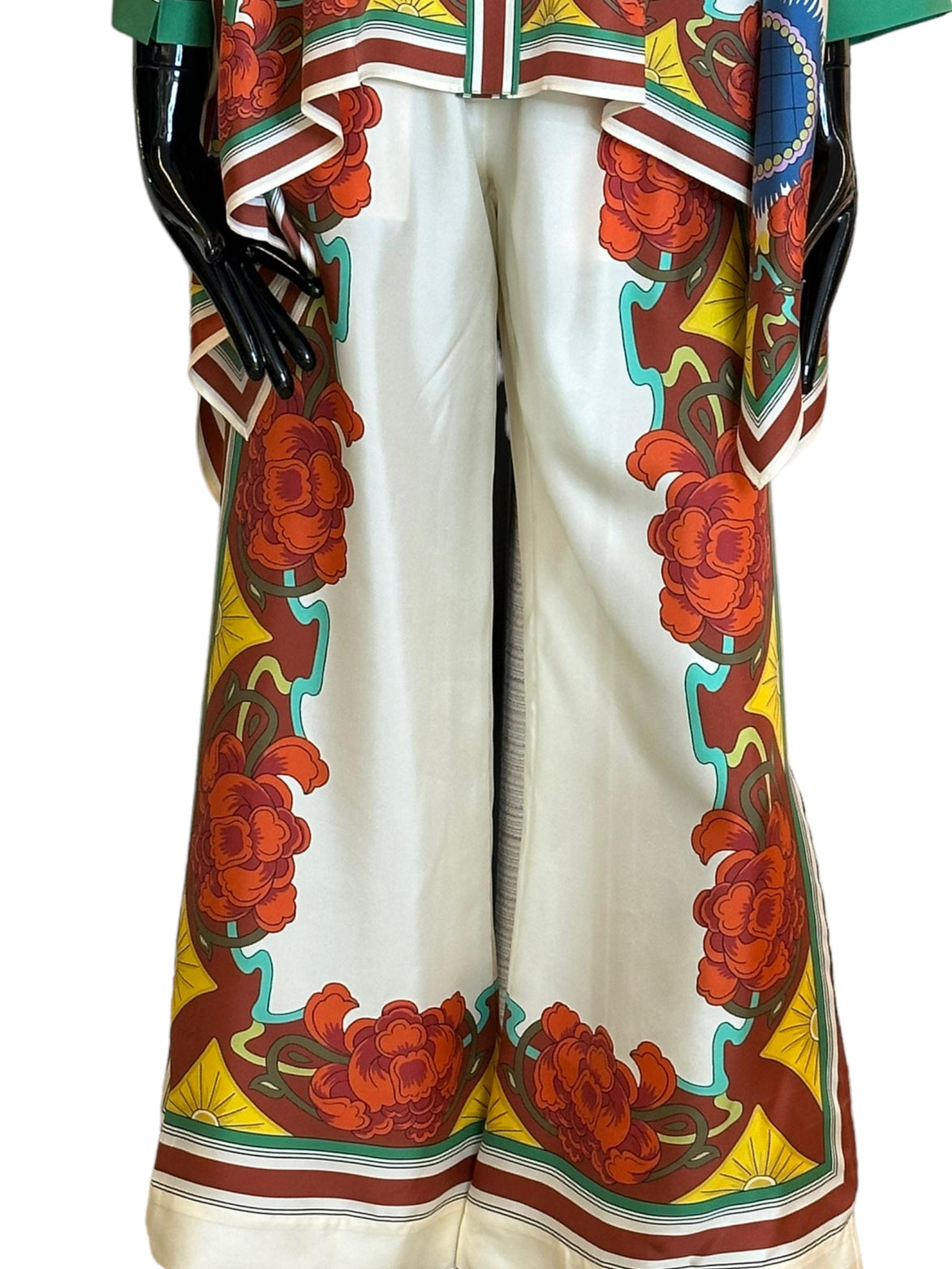 Palazzo Pants TRO0026SIL006LRT01WH04 LA DOUBLE J