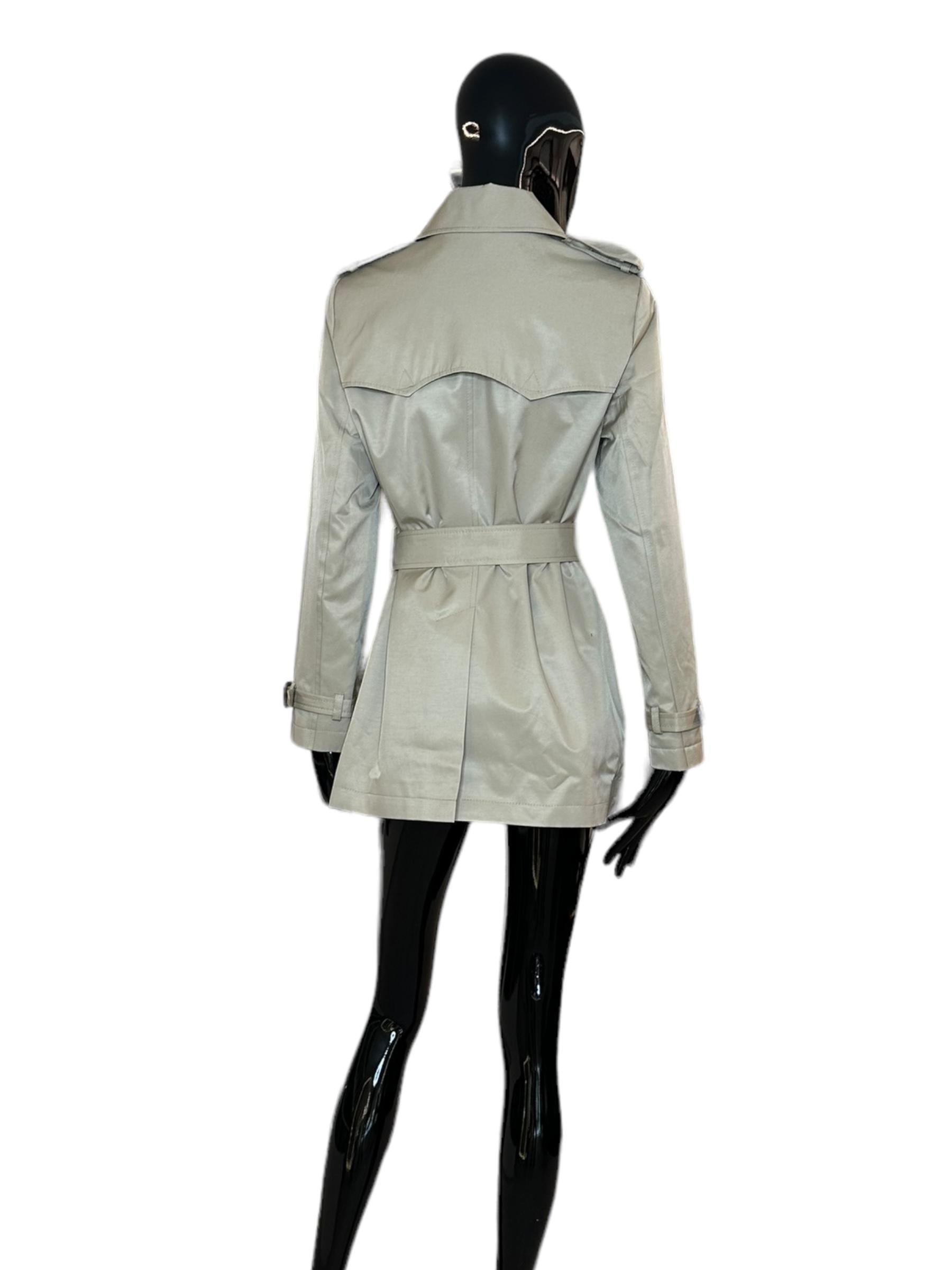 Trench in misto cotone con cintura 297936851002 RALPH LAUREN