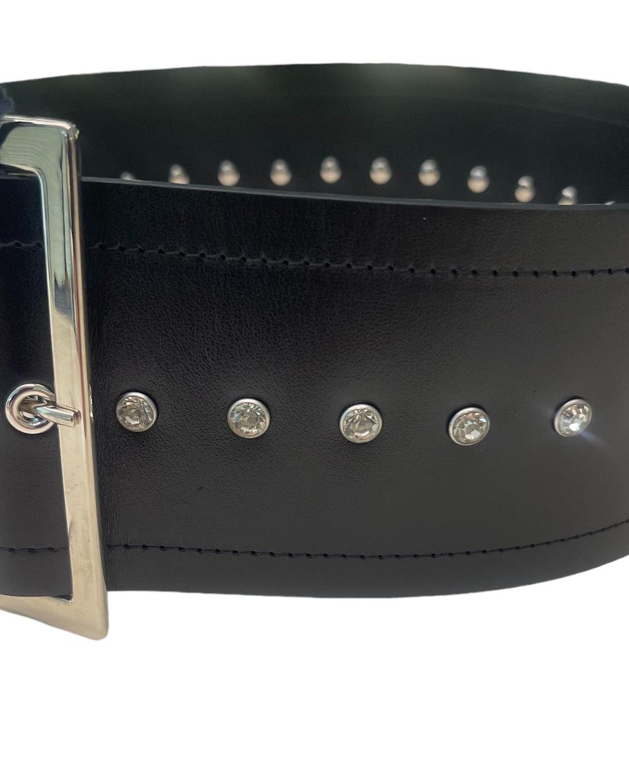 Cintura con borchie strass A300257750555 PHILOSOPHY