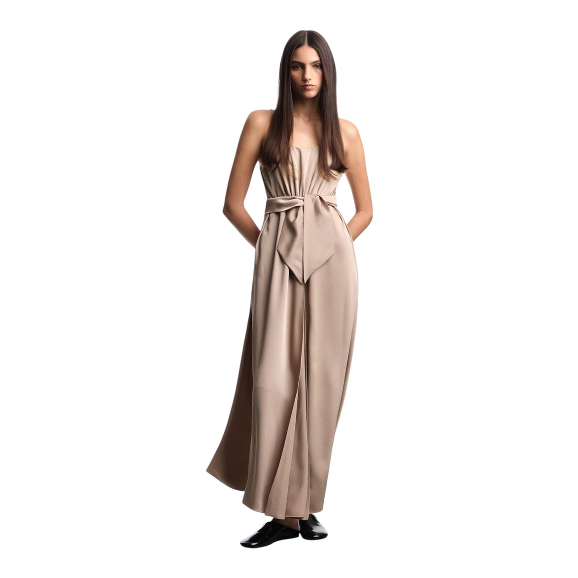 Abito in raso EW003317AF20495U6155 EMPORIO ARMANI