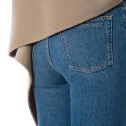 Jeans cropped in denim A030951320295 ALBERTA FERRETTI