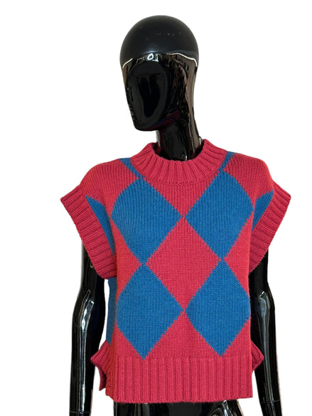 Argyle Gilet PUL0135KNI064VA183RE01 LA DOUBLE J