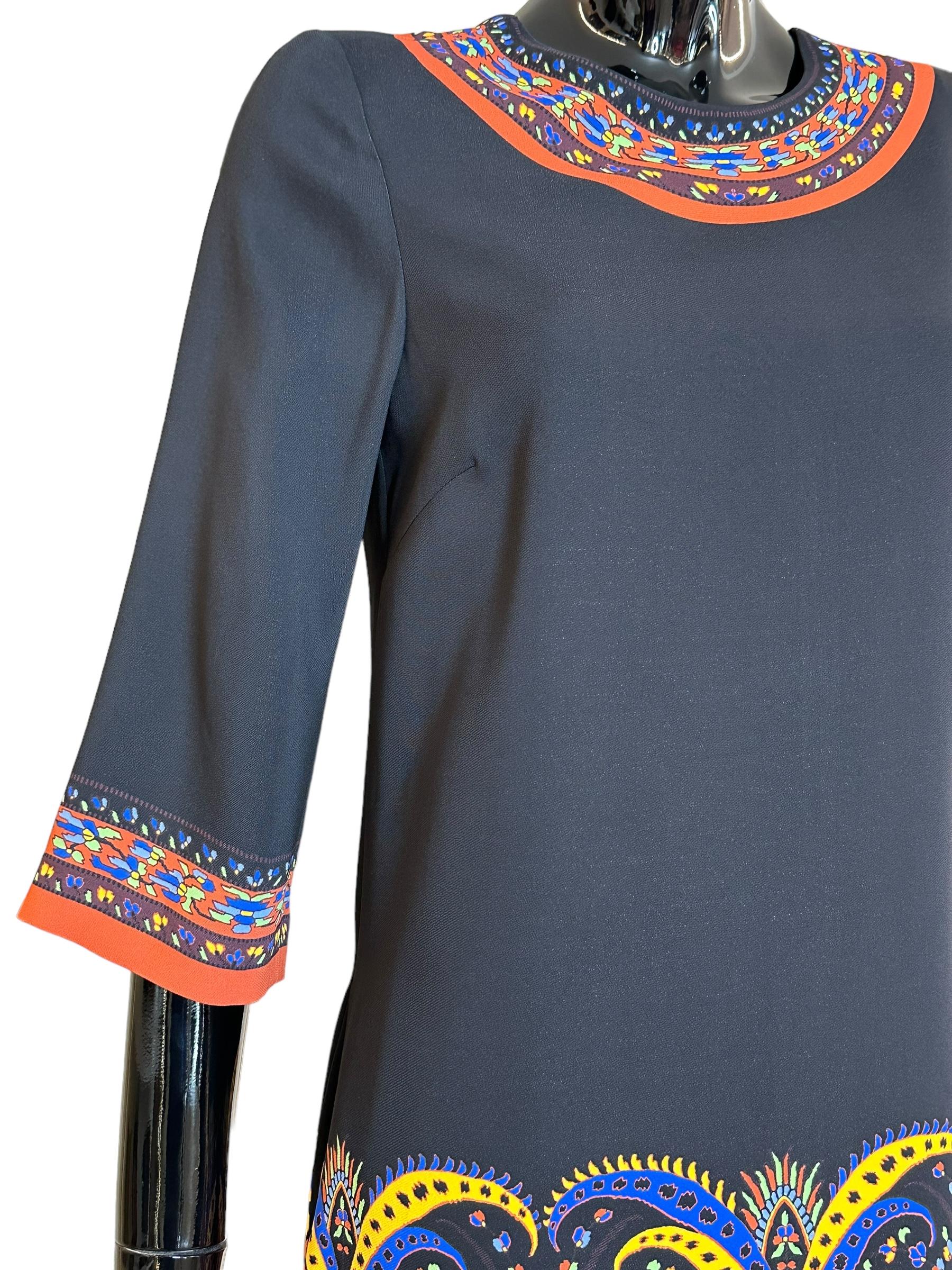 Abito tunica stampa paisley WRHA0070AK029X0810 ETRO
