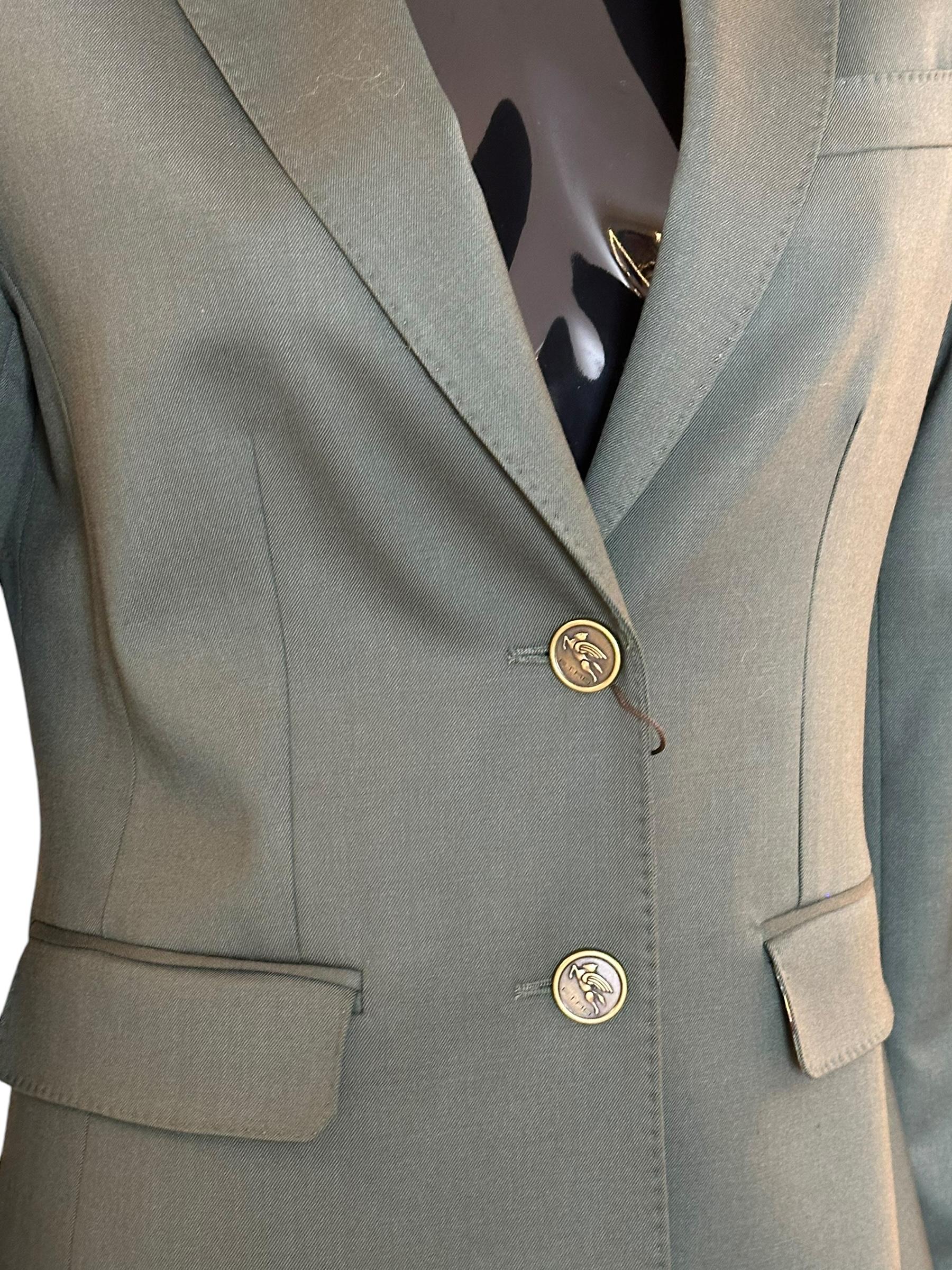 Giacca in lana con bottoni Pegaso WRCA003499TUBK3V0687 ETRO