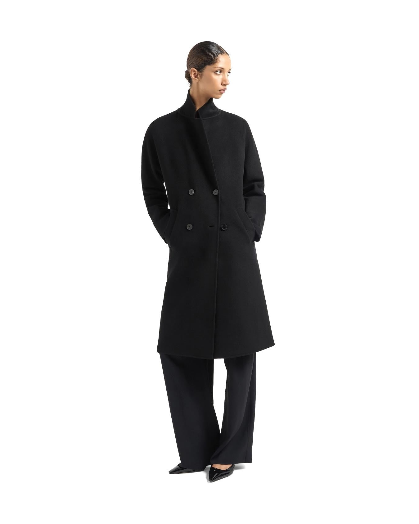 Cappotto doppiopetto in cashemere 8N2L022NWEZ0999 EMPORIO ARMANI