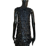 Abito smanicato con paillettes D721864013 PAROSH