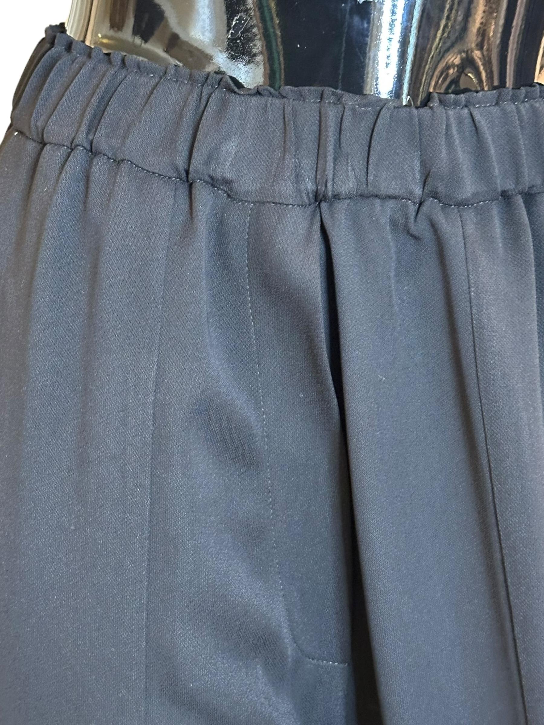 Double georgette elasticated pants 120598000 FORTE FORTE