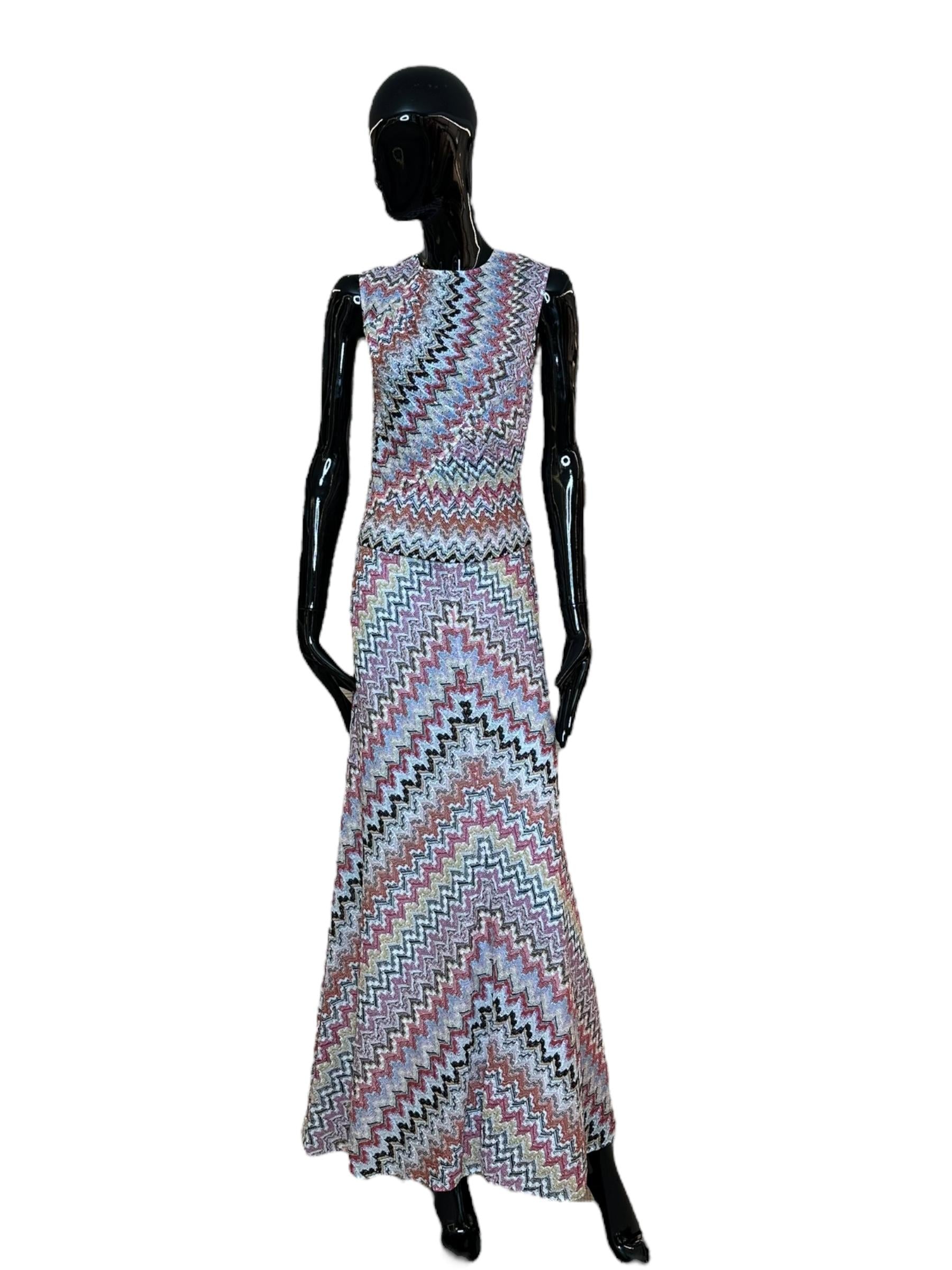 Gonna lunga con motivo zig zag DS24SH0ZBR00UXSM975 MISSONI