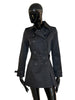 Trench in misto cotone con cintura