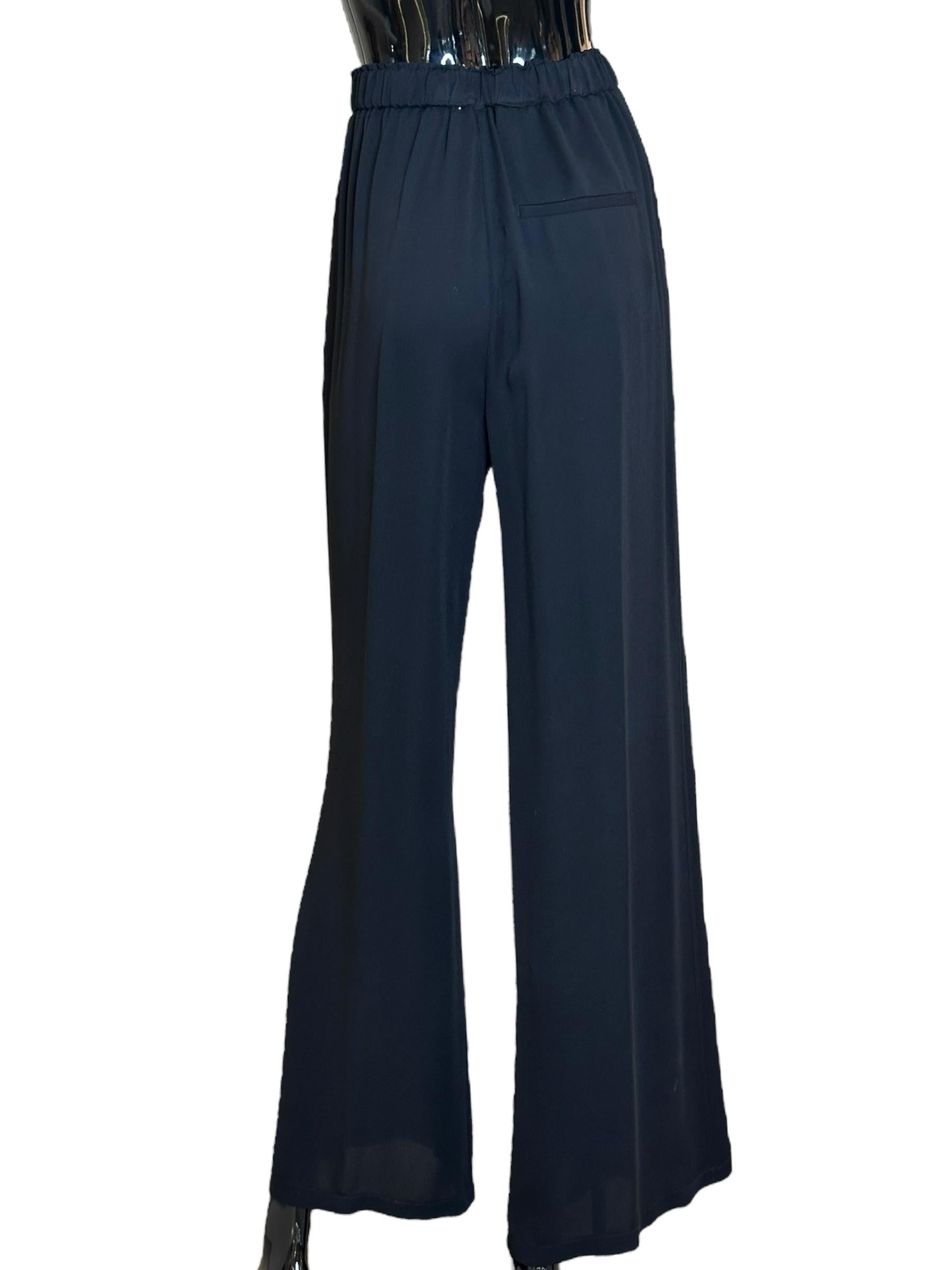 Double georgette elasticated pants 120598000 FORTE FORTE