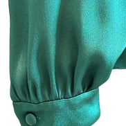 Camicia in satin con collo lavallier A021966190389 ALBERTA FERRETTI