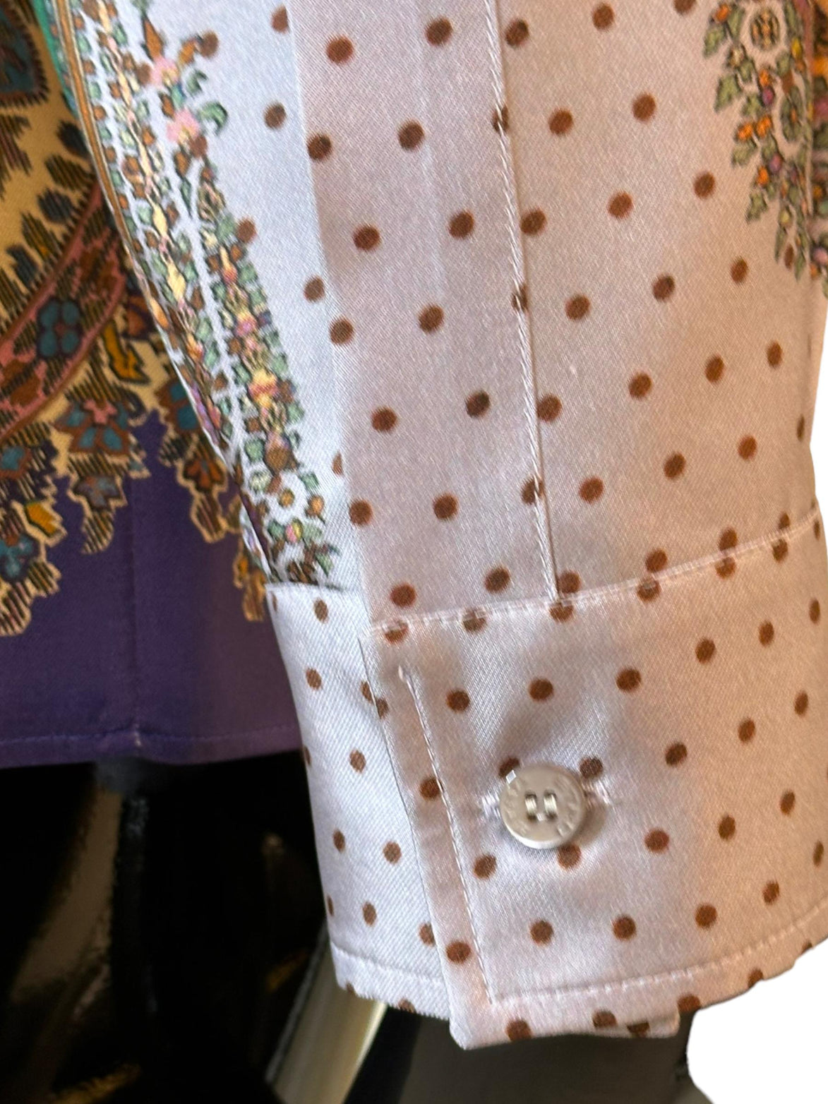 Camicia in twill di seta 117455218450 ETRO