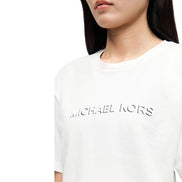 T-shirt con logo in rilievo MR651Z797J100 MICHAEL KORS