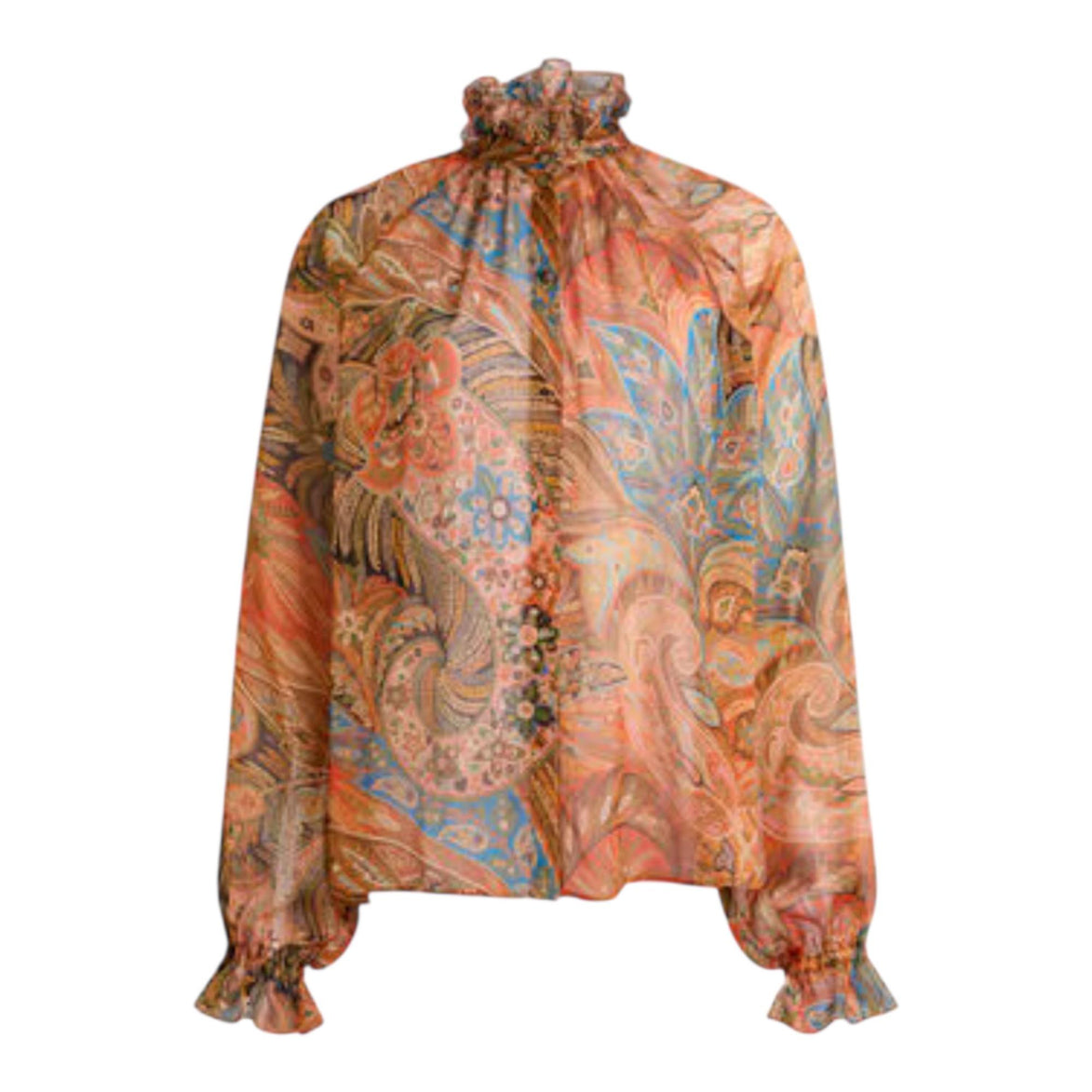 Shirt With Frill On The Collar WRIA0109AKI48X0863 ETRO