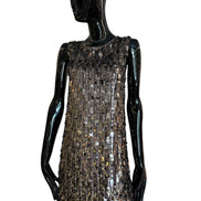 Abito smanicato con paillettes D721864058 PAROSH