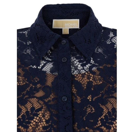 Son Flwr V Neck Shift Dresscorded Laces SS Shirt MS6410KQ9409 MICHAEL KORS