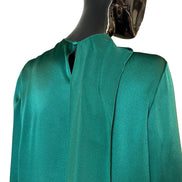 Camicia in satin con collo lavallier A021966190389 ALBERTA FERRETTI
