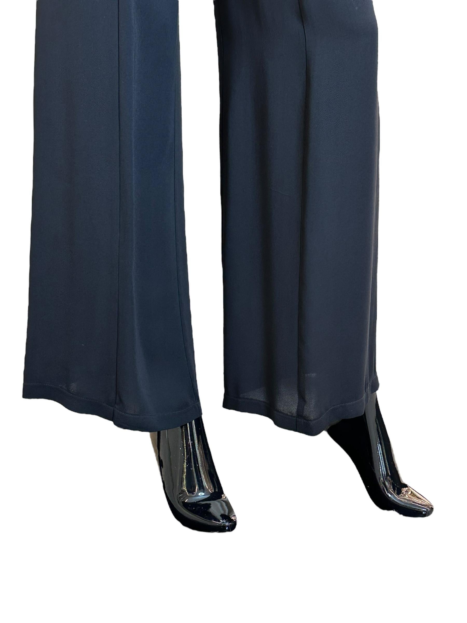Double georgette elasticated pants 120598000 FORTE FORTE