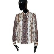 Camicia in twill di seta stampata 117205220990 ETRO